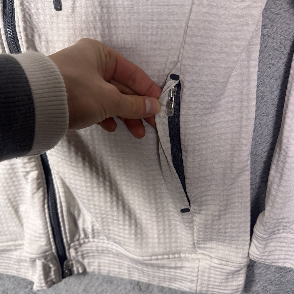 Peter Millar‎ Hoodie Womens M Tech Full Zip Sweatshirt Grid Fleece Golf LS22EK19 - Picture 10 of 16